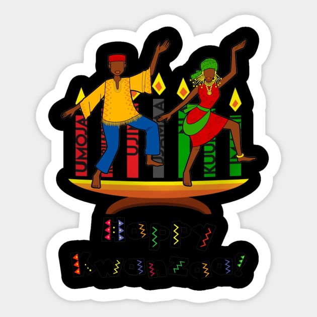 Kwanzaa African American Holiday Sticker by Danielsmfbb